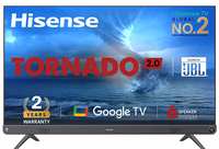 Hisense 126 cm (50 inches) Tornado 2.0 Series 4K Ultra HD Smart LED Google TV 50A7H (Metal Gray)