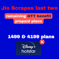 Jio dumps 1499 & 4199 plans (only last OTT benefits prepaid plans!)