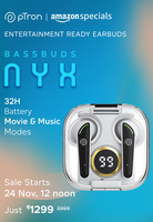 pTron Bassbuds NYX Launching on 24 Nov