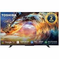Toshiba 139 cm (55 inches) 4K Ultra HD Smart QLED Google TV 55M550LP (Black)