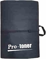 PROTONER Polyvinyl Chloride Foam 12 mm Yoga Mat (Black, 72" x 28")