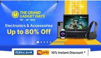 Flipkart Grand Gadgets Days Upto 80% off + 10% off on Federal Bank, Punjab National Credit Card (18th - 24th Nov)