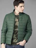 Roadster  Full Sleeve Solid Men Padded Jacket