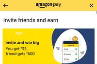 Refer and earn 600 Amazon Pay UPI