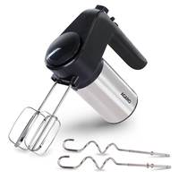 AGARO Elegant Hand Mixer, 300 Watts, Stainless Steel, 6 Interchangeable Speed Settings, .. 