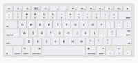 [50% Coupon] REDWELL Keyboard Protector Silicone Skin Cover for MacBook air (White)