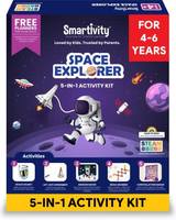 Smartivity Junior Space Explorer STEM Educational DIY Fun Toys, Educational & Construction based Activity Game for Kids 4 to 6, Gifts for Boys & Girls, Learn Science Engineering Project, Made in India  (Multicolor)