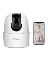 Imou 360° 1080P Full HD Security Camera White, Human Detection, Motion Tracking, 2-Way Audio, Night Vision,Dome Camera with Extended WiFi Connection,Alexa Google Assistant,Up to 256GB SD Card Support 