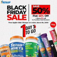  Fast & Up Black Friday Sale: Flat 45% Off + Free Apple Cider Vinegar On Orders Above Rs.2000