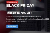 Lenovo Black Friday Sale - Save up to 70% on servers &  Get Cashback up to ₹5000 on all Servers