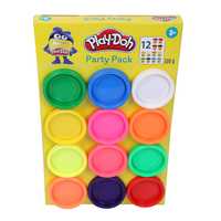PLAY-DOH Party Pack Toy of 12 Non-Toxic Colours, Art & Craft Toys for Kids 2 Years and Up, Toys for boys, Toys for girls