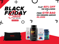 Guardian Black Friday sale: Flat 40% off on Wellness+ Free Gym bag on Orders Above 2999 Gym bag