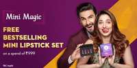 Sugar- Get Free Mini Lipstick Set Spend on a Speed of Rs.999