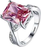 Yellow Chimes Rings for Women and Girls | Crystals from Swarovski and White Stone Cocktail Designed Ring | Silver Tone Ring for Women | Finger Ring for Women | Accessories Jewellery for Women | Birthday Gift for Girls 