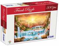 Frank Fantasy Landscape - 500 Pieces Jigsaw Puzzle for Kids and for Adults – Fun and Challenging Having Realistic Illustrations – Educational Puzzle Games for Focus, Memory, Mental