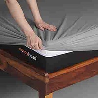 Sleepyhead Bamboo Terry Waterproof Mattress Protector; 78 X 60 (Queen Size; Grey, Polyurethane)