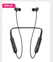 Mivi Collar Flash Wireless Bluetooth Neckband with Microphone (Black)