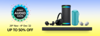 Sony Audio Days Upto 50% Off (29th - 4th Dec)