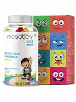 Deal of the day: Meadbery Multivitamin And Mineral Gummy Bears Jelly Glutenfree Formula With Vitamin C Vitamin D Vitamin B12 B6 Zinc For Kids Growth Development Immunity 30 Gummy Bears Pack Of 1