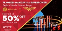 Sugarcosmetics Clearance Sale - Up to 50% Off on Wonder Women Range Products