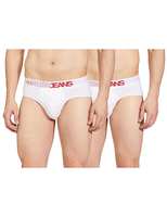 UnderJeans by Spykar Underjeans Men's Cotton Regular Briefs (Pack of 2) (Red_XL) (8907966430662)