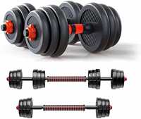 Launch Price - FitBox Sports 3 in 1 Convertible with 16 Kg Stripe Weight Plates for Home Gym Set