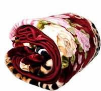 COZYEXPORTS Floral Single Mink Blanket for Heavy Winter (Microfiber, Multicolor)