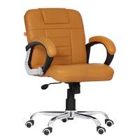 Da URBAN® Brent Mid Back Revolving Leatherette Ergonomic Home & Office Executive Chair with High Comfort Seating