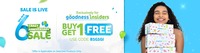  Buy 1 Get 1 Free And 2 Gifts @ Crazy Anniversary Sale Exclusively For Goodness Insiders
