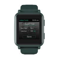 Noise ColorFit Nav Smartwatch with Activity Tracker (35.56mm LCD Display, IP68 Water Resistant, Camo Green Strap)