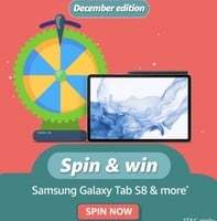 Spin & Win Samsung Galaxy Tab S8  