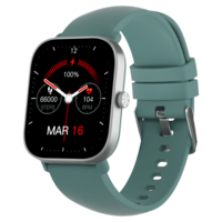 Inbase Urban Lite X Smartwatch with Activity Tracker (40.64mm IPS LCD Display, IPX68 Water Resistant, Green Strap)