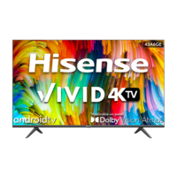 Hisense A6GE 108 cm (43 inch) 4K Ultra HD LED Android TV with Google Assistant (2021 model)
