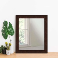 Art Street Decorative Wall Mirror for Home and Bathroom Brown Color Small Size (12 x 14 inch) 