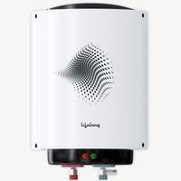 Lifelong LLSWH10 Aqua 10L Storage Metal Body Vertical Water Heater (Geyser) |3 Star BEE Rating| 2000W| (White)