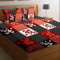 Cotton Double Printed Flat Bedsheet @199