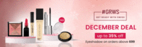 Swiss Beauty- Up to 35% Off Sitewide + Free Eyeshadow on Orders Above @699