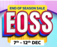 Flipkart fashion EOSS up to 90 % off & 10 % instant discount on SBI  cards, ₹100 paytm cash back 