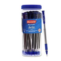 Reynolds 25 CT JAR - Blue Ball Pen I Lightweight Ball Pen I School and Office Stationery