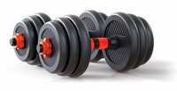 FitBox Sports 8kg Stripe Weight Plates Dumbbells Set (2kg x 4)
