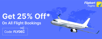 Flipkart Travel- Up to 15-25% Off on Indigo , Gofirst, AirIndia Flights