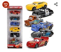 METRO TOY'S & GIFT Cars 3 Theme Diecast Metal Toy Car Play Set for Kids Best Gifts Toys for Kids Boys - Set of 6, Multi color