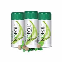 Kofol Chewable Tablet for Cough, Sore Throat | Ayurvedic Tablets For Seasonal Cough & Bad Breath (Pack of 3), Charak Pharma

