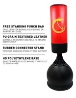 IRIS 5.5 Feet Free Standing Boxing Punch Bag Stand - Excellent Quality Heavy Duty Punch Bag/Kick Boxing/Martial Arts/MMA Dummy Equipment