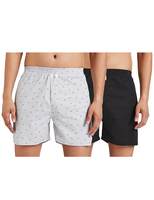 Longies Men's Printed Boxers (Pack of 2)