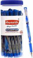 Reynolds Liquiflo Pen Jar Ball Pen (Pack of 20, Blue)