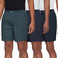 XYXX Men's Premium Cotton Printed Boxer Shorts [Pack of 3]
