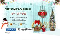 Christmas Carnival (12th - 25th Dec) - Up to 75% Off & Extra Coupon on Some Items