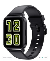 DIZO by realme TechLife Unisex Black Watch 2 Sports Smartwatch