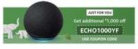 Get Additional ₹1000 off on Selected Echo Dot Devices for specific customers (not same as youth offer)